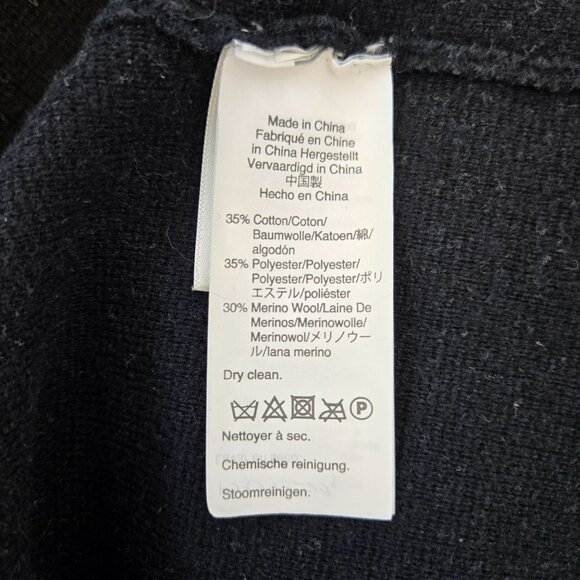 J. Crew Wool Blend Open Cardigan Longline Sweater Size Medium - Picture 6 of 6